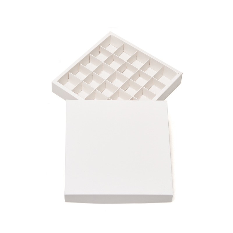 Chocolate white carton box
