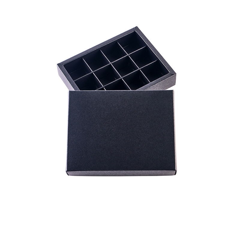Black chocolate box
