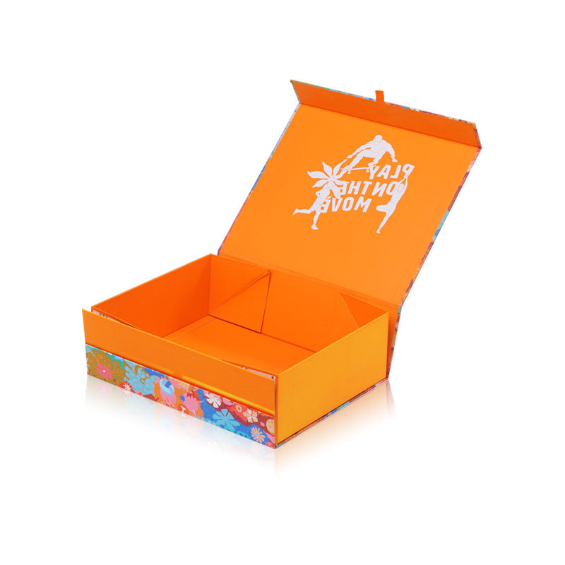 Collapsible box with CMYK Print