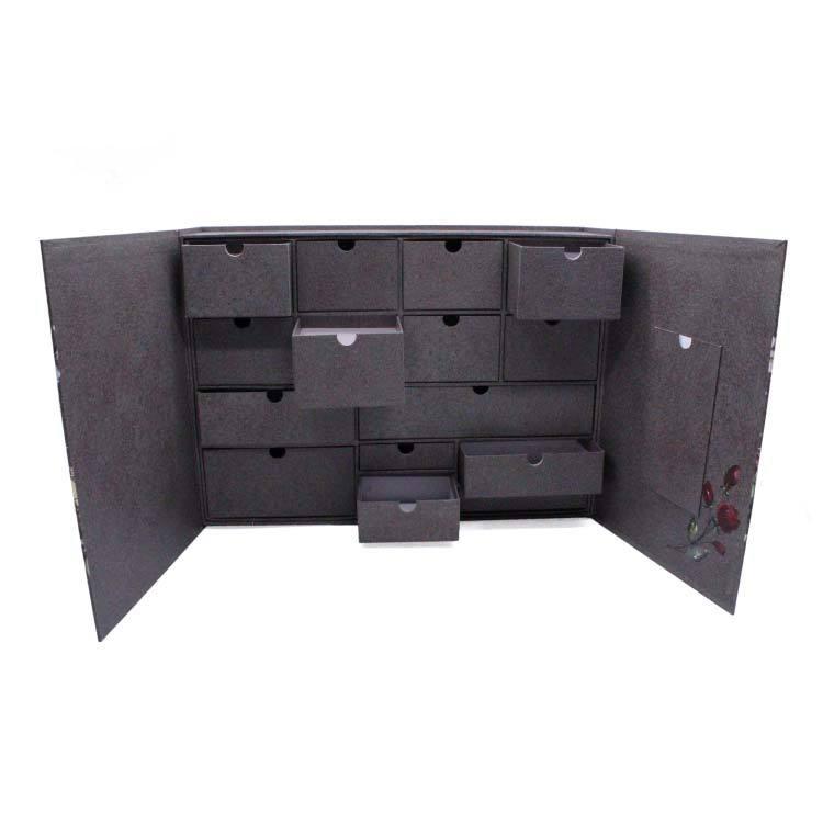 Double doors drawer advent calendar box