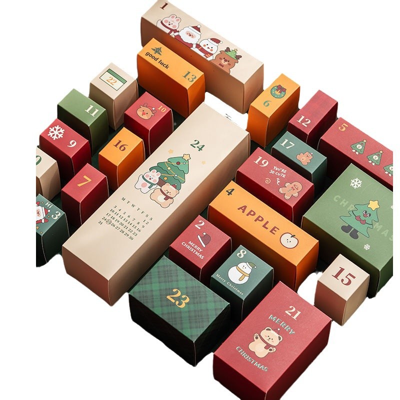 Christmas Premium Countdown Calendar Gift Box Gift blind box Creative surprise small gift box
