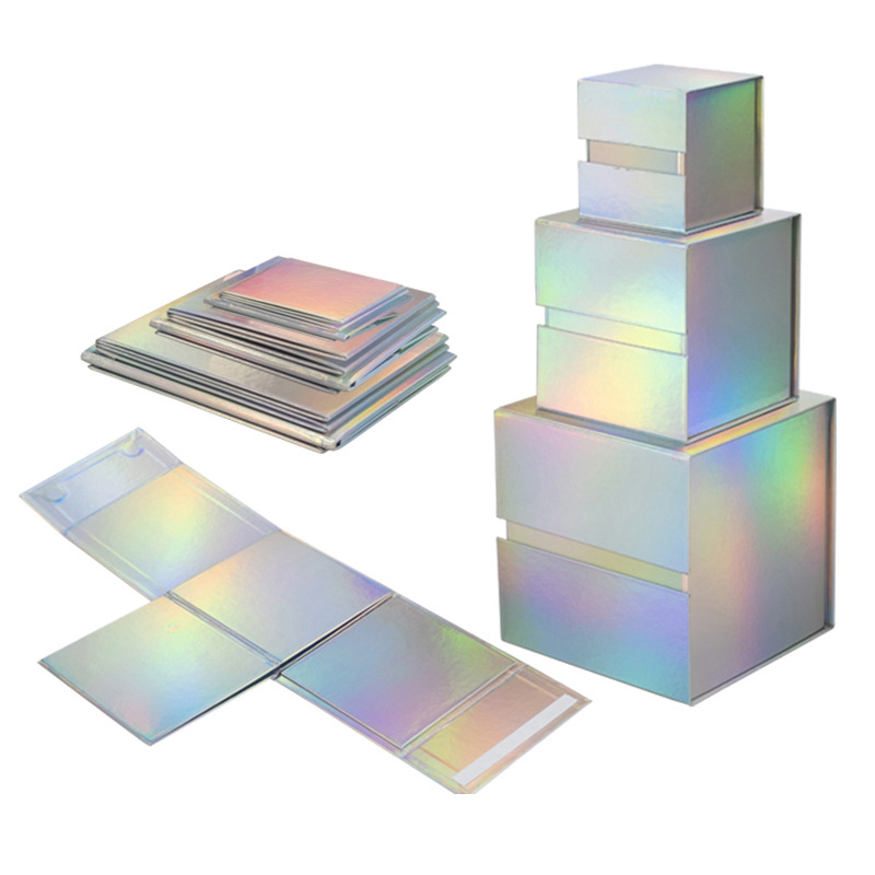 Collapsible cube box