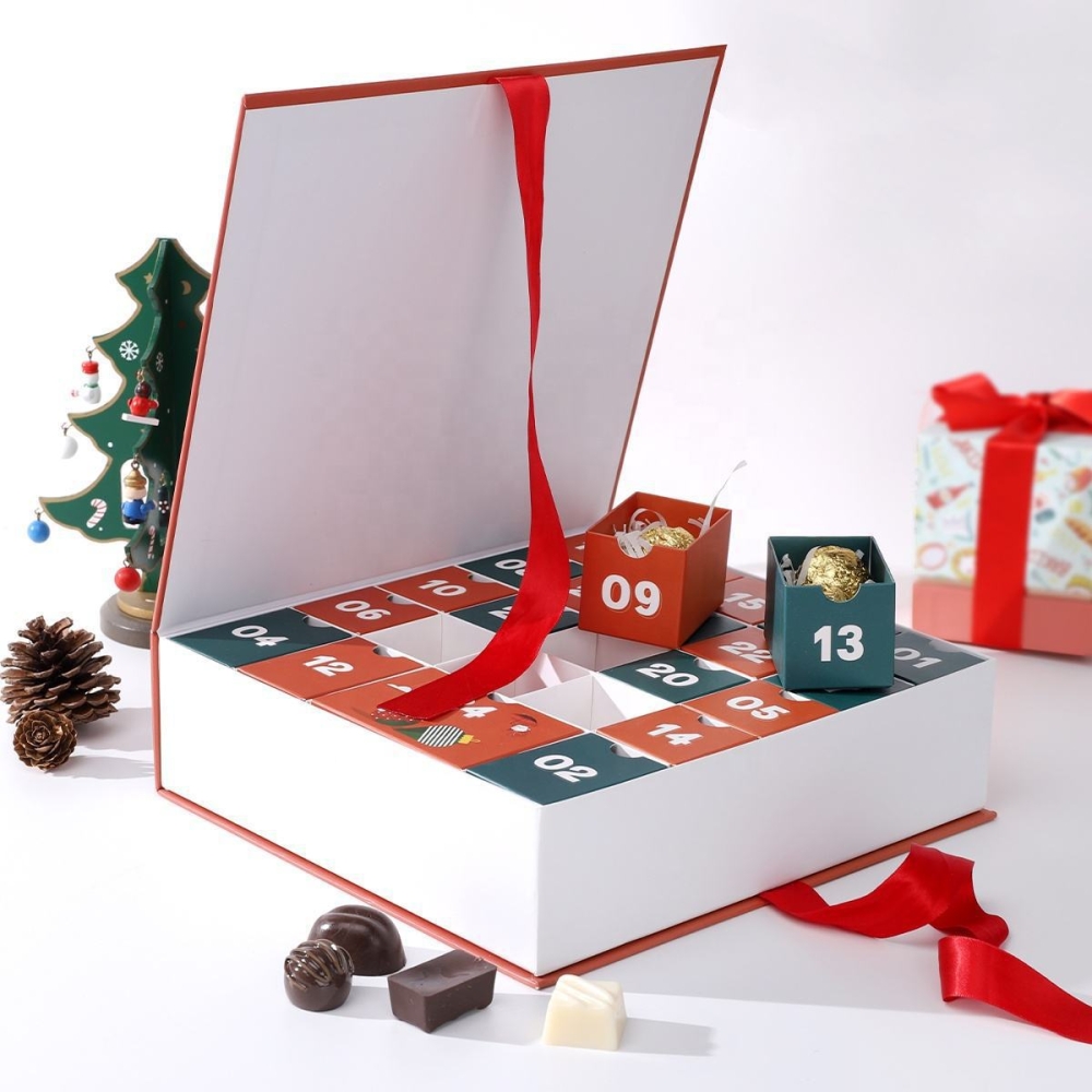 Chocolate calendar gift box