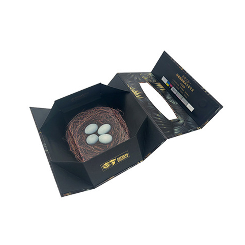 Collapsible Box With a PET Window