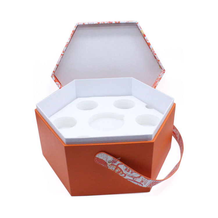 Hexagon Box with a Handle