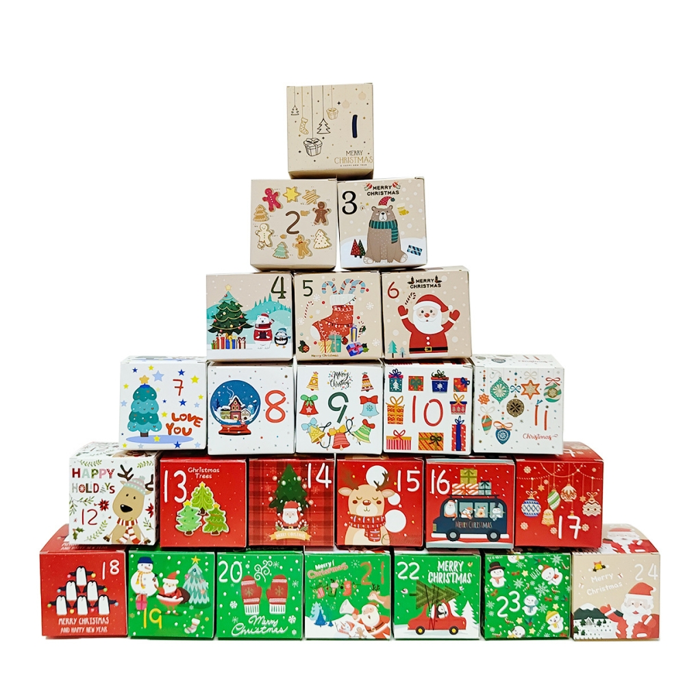 Candy Box Christmas Advent Calendar Box 