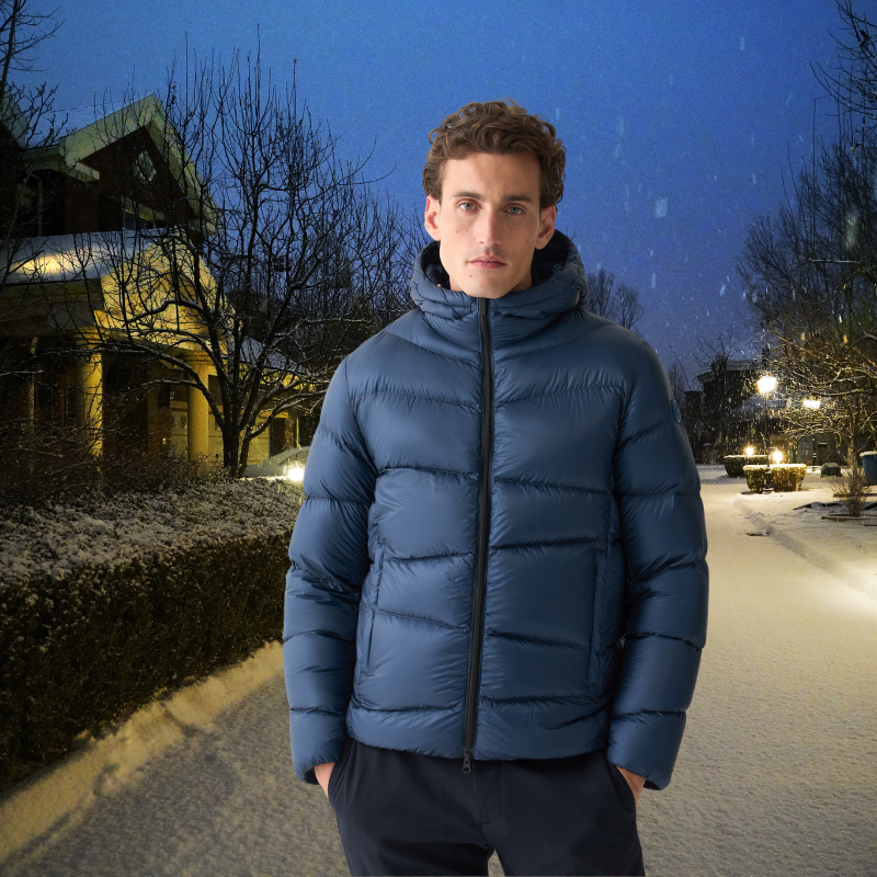 Men’s Urban Winter Down Jacket with Hood