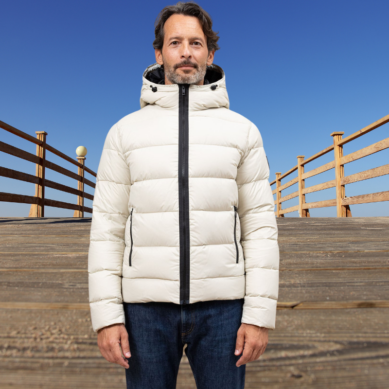 Men's Quilted Puffer Down Jacket 