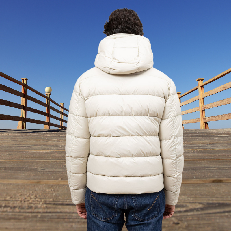 Quilted body and sleeve Quilted body and sleeve