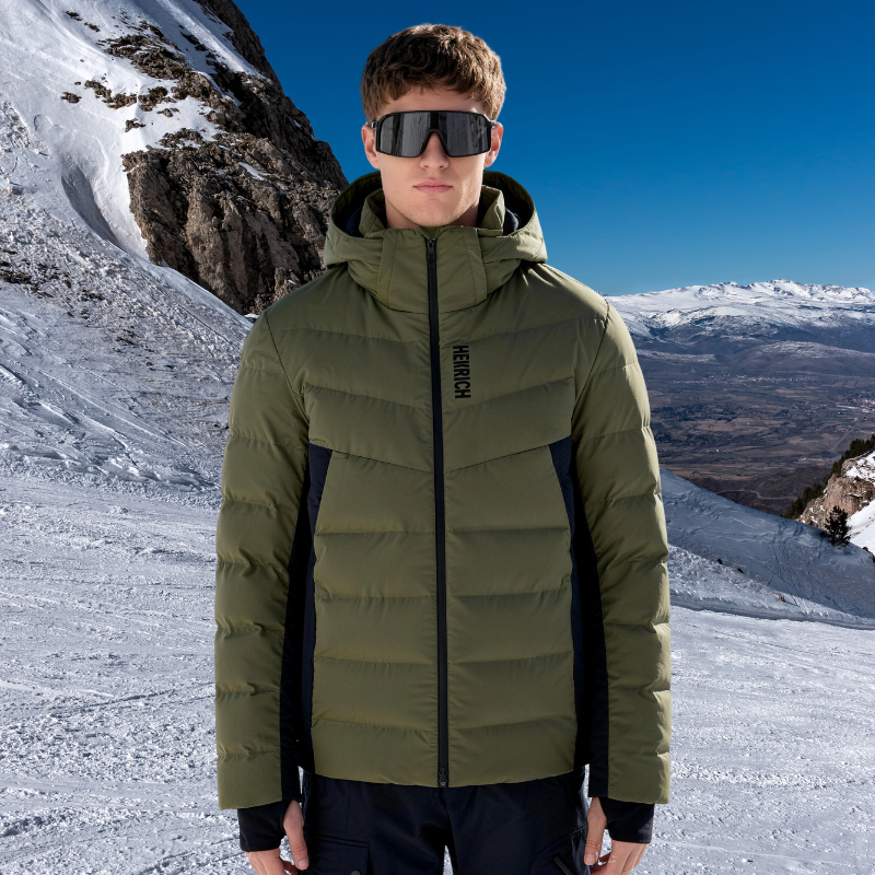 Men's Down Filled Ski Jacket 
