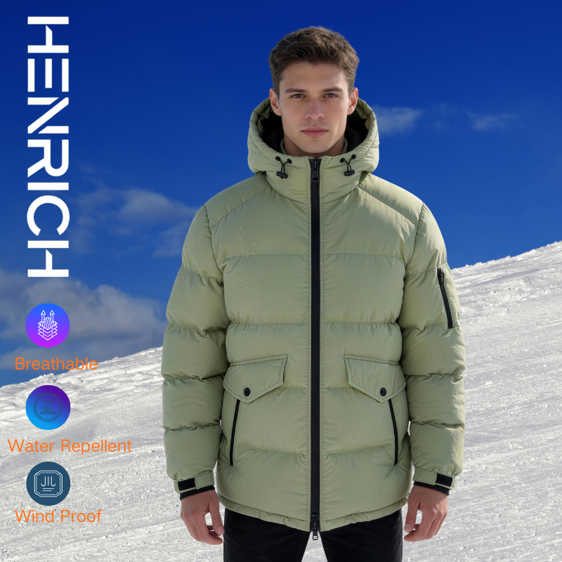 Men’s Insulated Hooded Outdoor Jacket