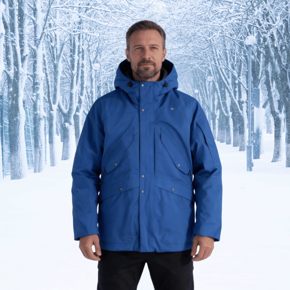 Men's Hooded Insulated Winter Parka