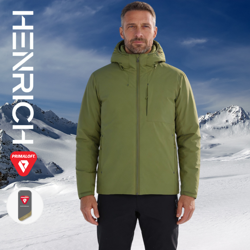Men's Insulated Hooded Windproof Jacket