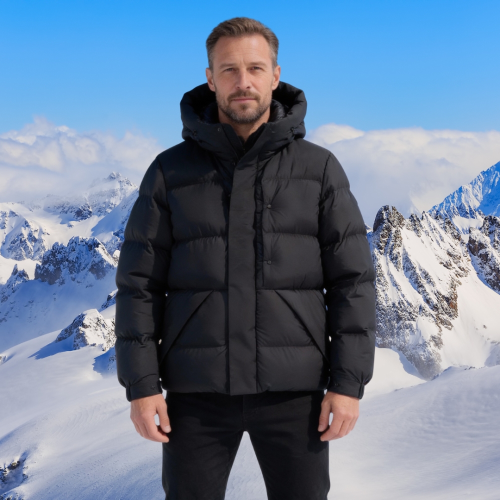 Men's Black Padded Jacket