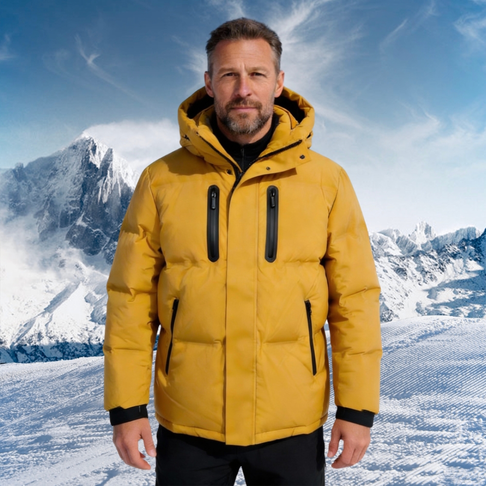 Men's  waterproof Hooded Puffer Jacket