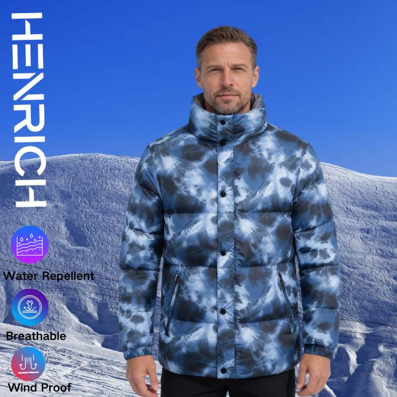 Degital Printed Puffer Jacket 