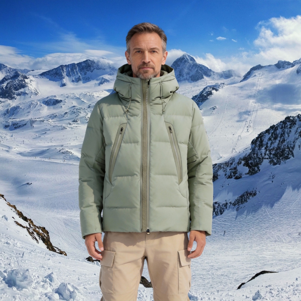Men's Windproof Down Puffer Jacket