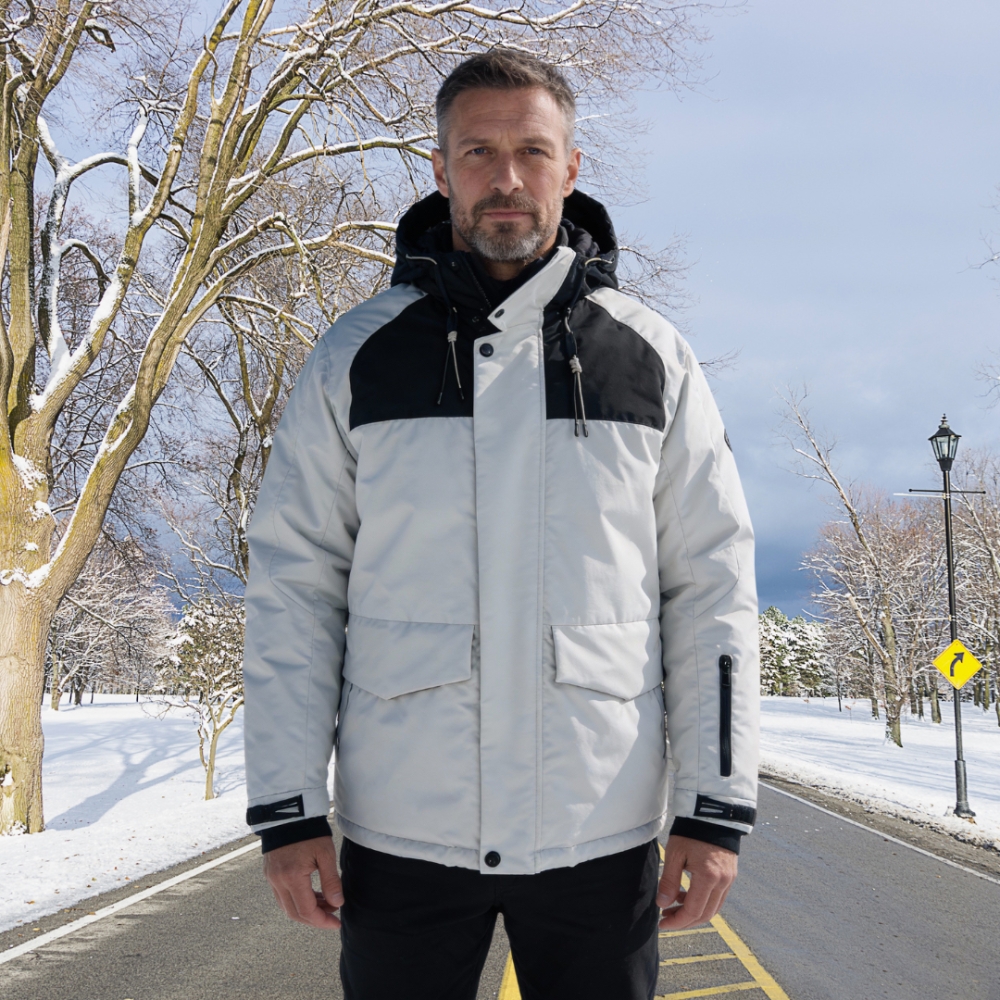 Men's Two-Tone Urban Winter Jacket