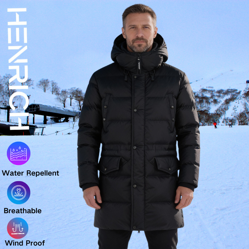 Men's Puffer Long Parka 