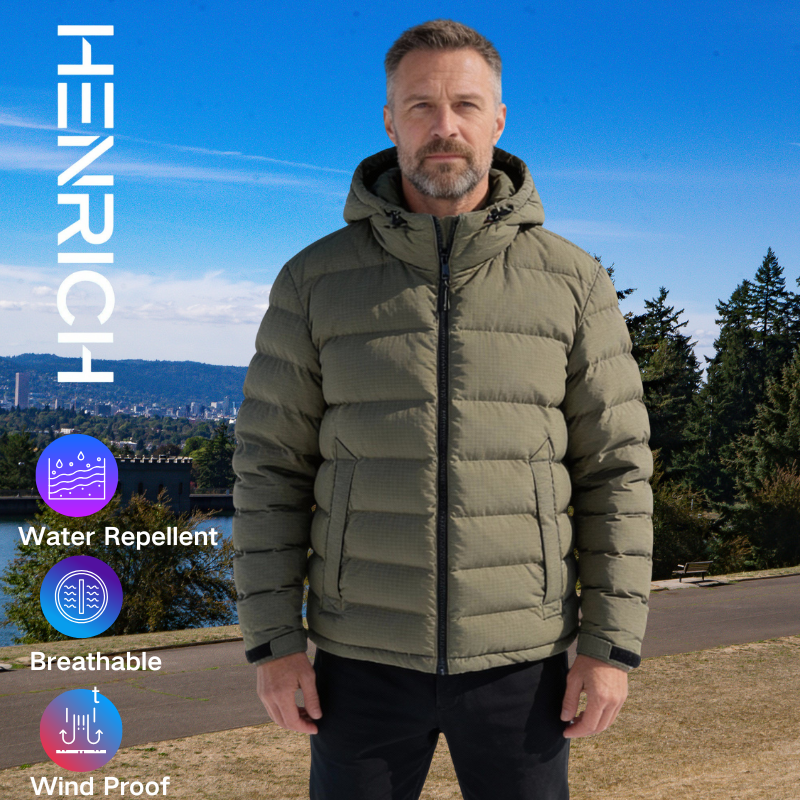 Men's Hooded Puffer Jacket