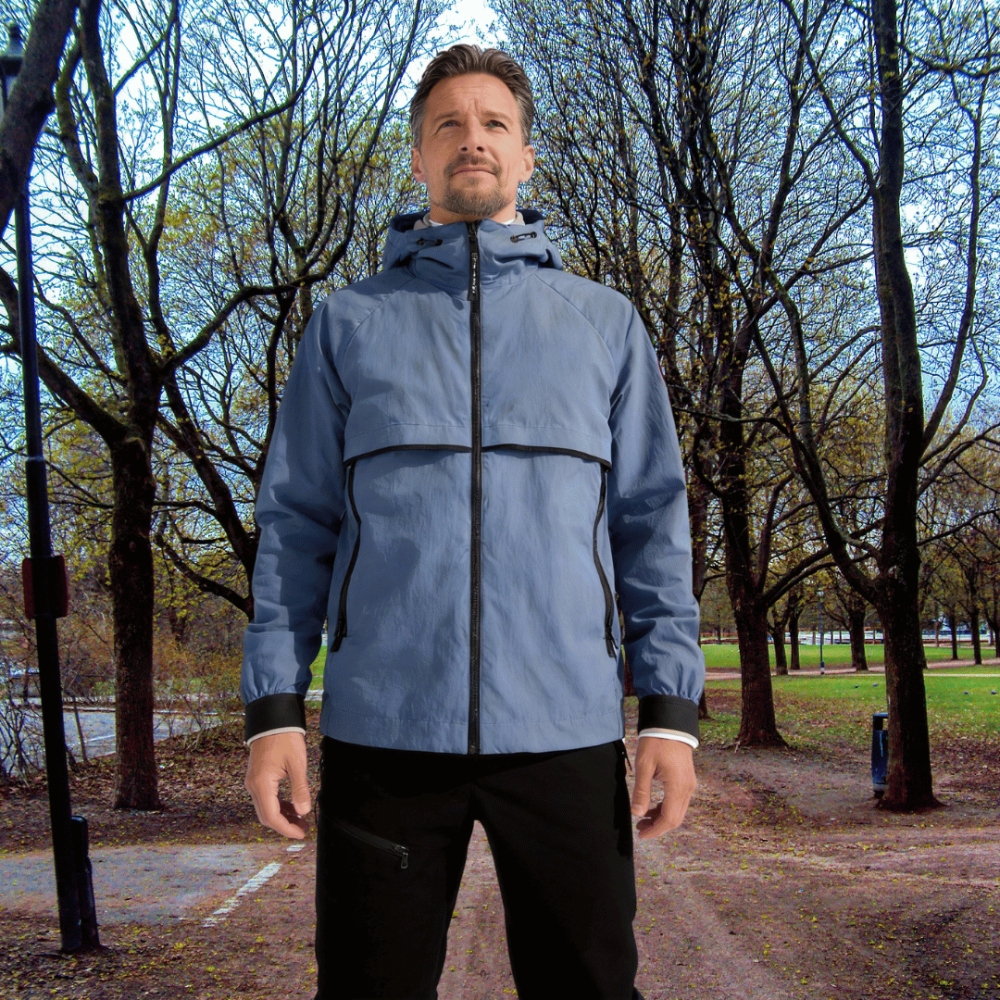 Men's Sky Blue Urban Windbreaker