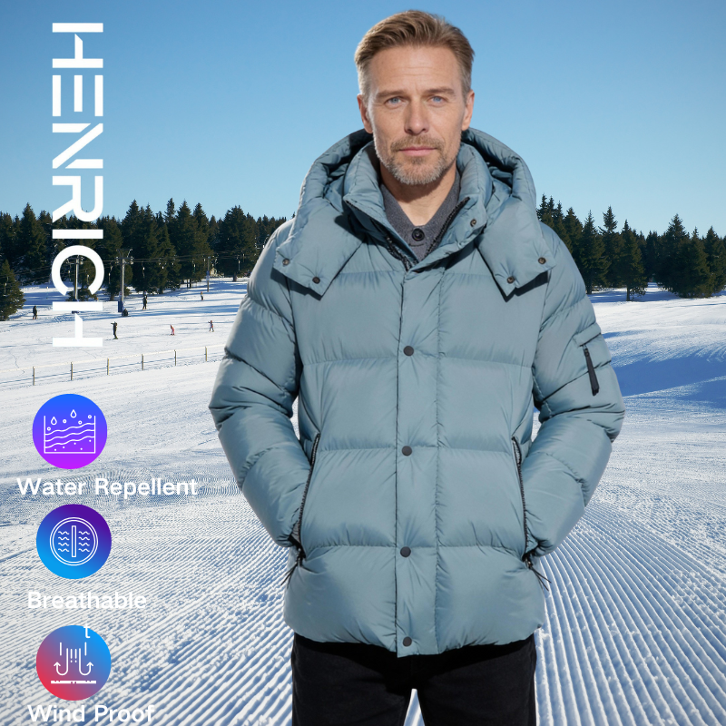 Men’s Water-Repellent  Winter Down Puffer Jacket